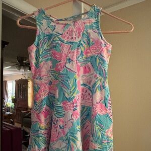Lilly Pulitzer Kids Dress - Pink and Blue Floral